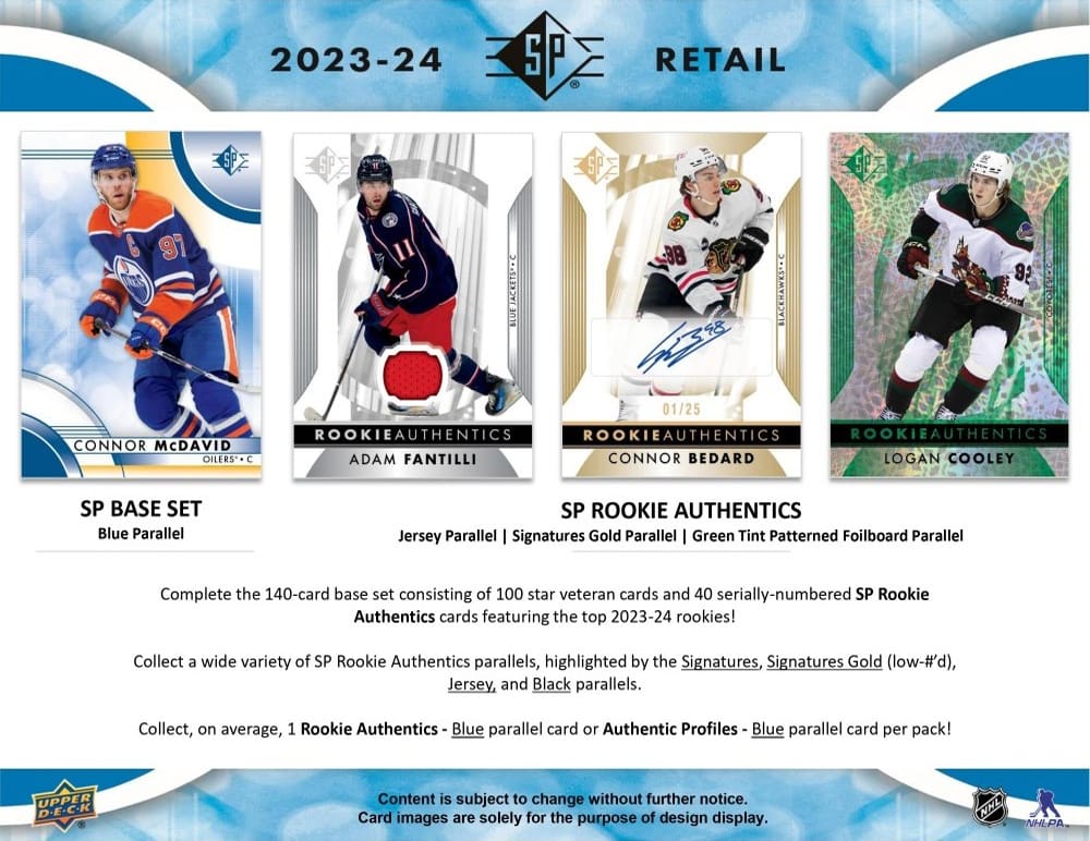 2023-24 Upper Deck SP Hockey Blaster - Sports Cards Norge