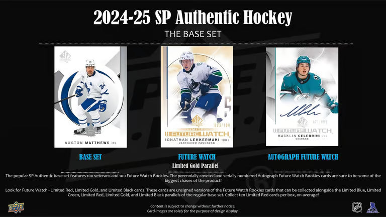 2024-25 Upper Deck NHL SP Authentic Hobby - Sports Cards Norge