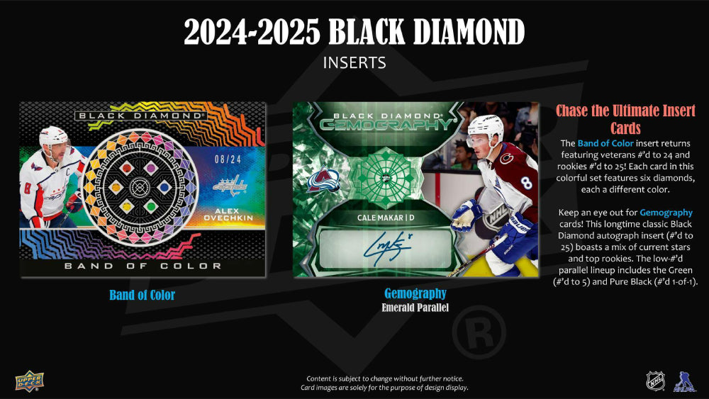 2024-25 Upper Deck NHL Black Diamond Hobby - Sports Cards Norge