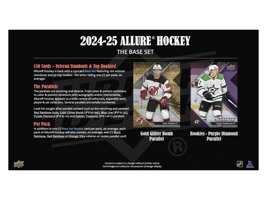 2024-25 Upper Deck NHL Allure Hobby - Sports Cards Norge