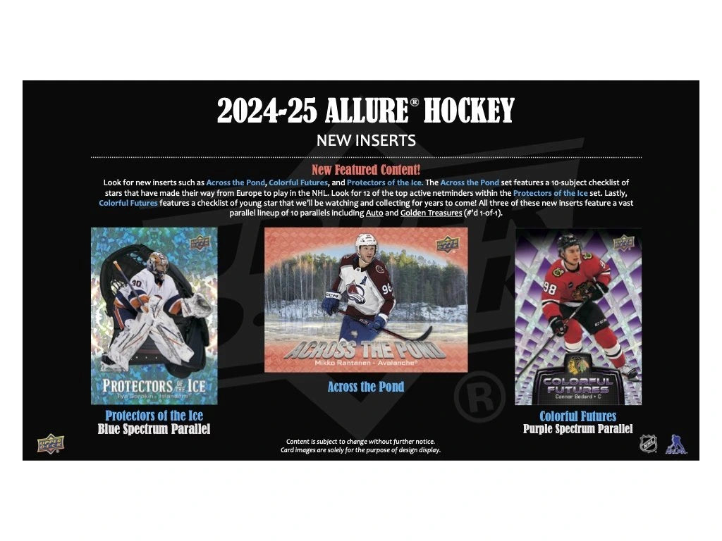 2024-25 Upper Deck NHL Allure Hobby - Sports Cards Norge