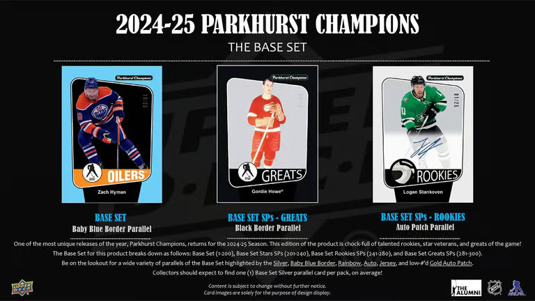 2024-25 Upper Deck NHL Parkhurst Champions Hobby - Sports Cards Norge