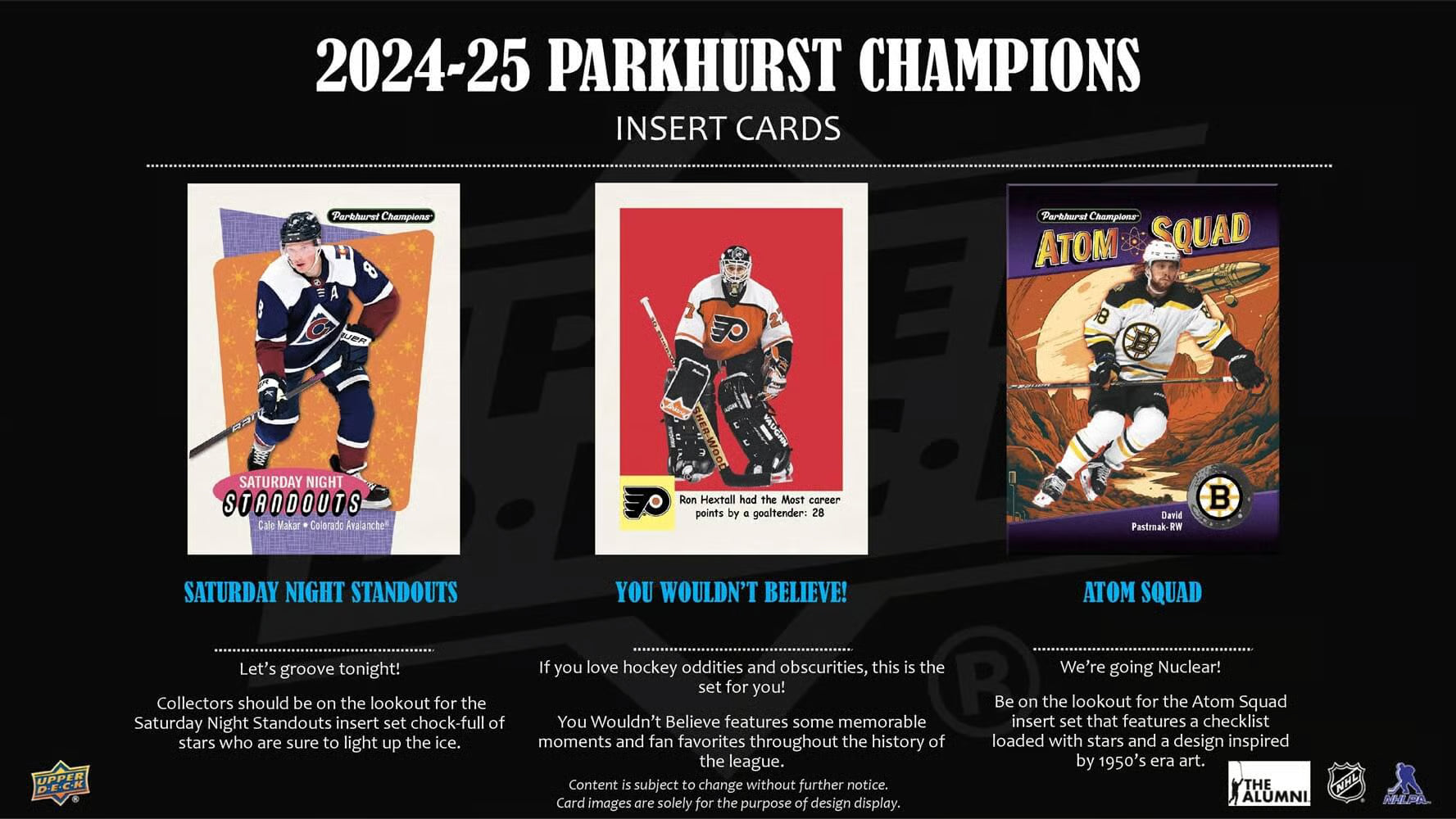 2024-25 Upper Deck NHL Parkhurst Champions Hobby - Sports Cards Norge