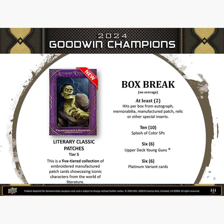 2024 Upper Deck Goodwin Champions Hobby - Sports Cards Norge