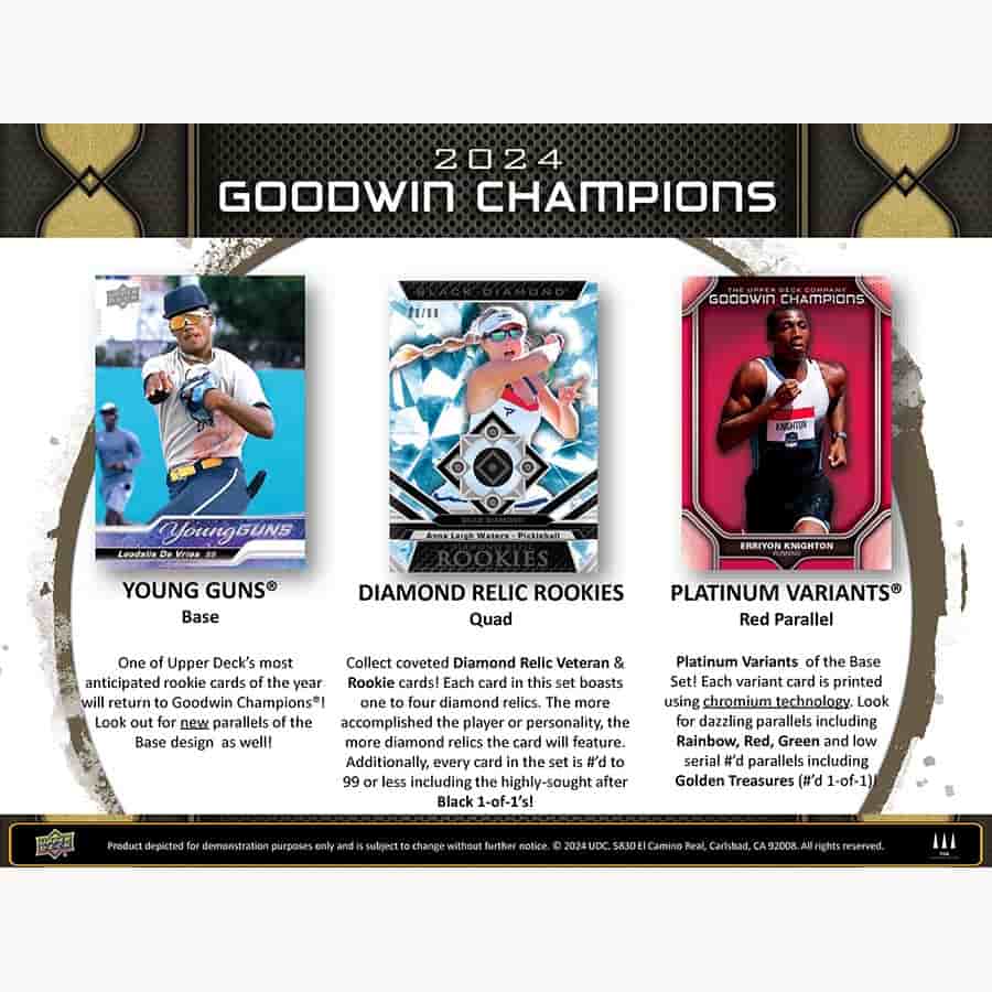 2024 Upper Deck Goodwin Champions Hobby - Sports Cards Norge