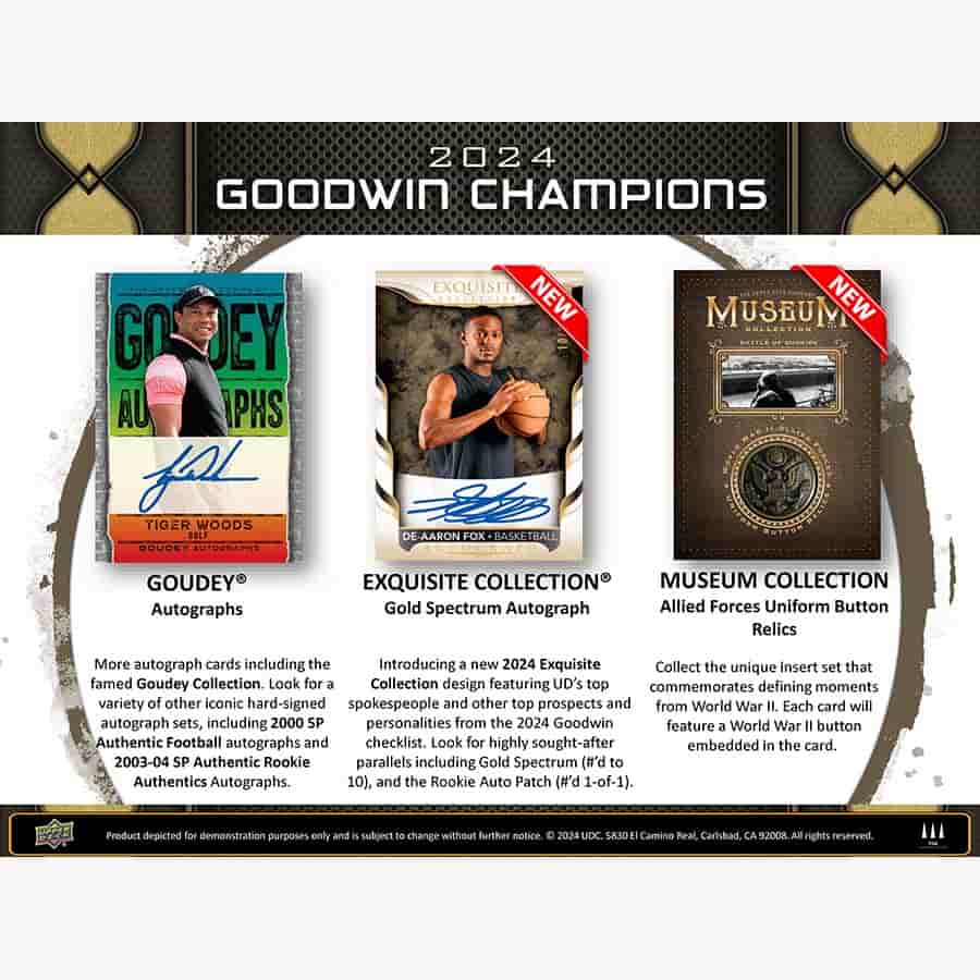2024 Upper Deck Goodwin Champions Hobby - Sports Cards Norge