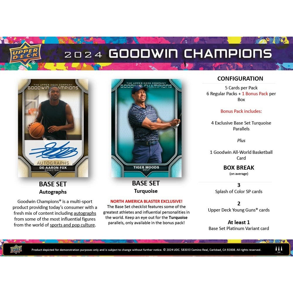 2024 Upper Deck Goodwin Champions Blaster - Sports Cards Norge