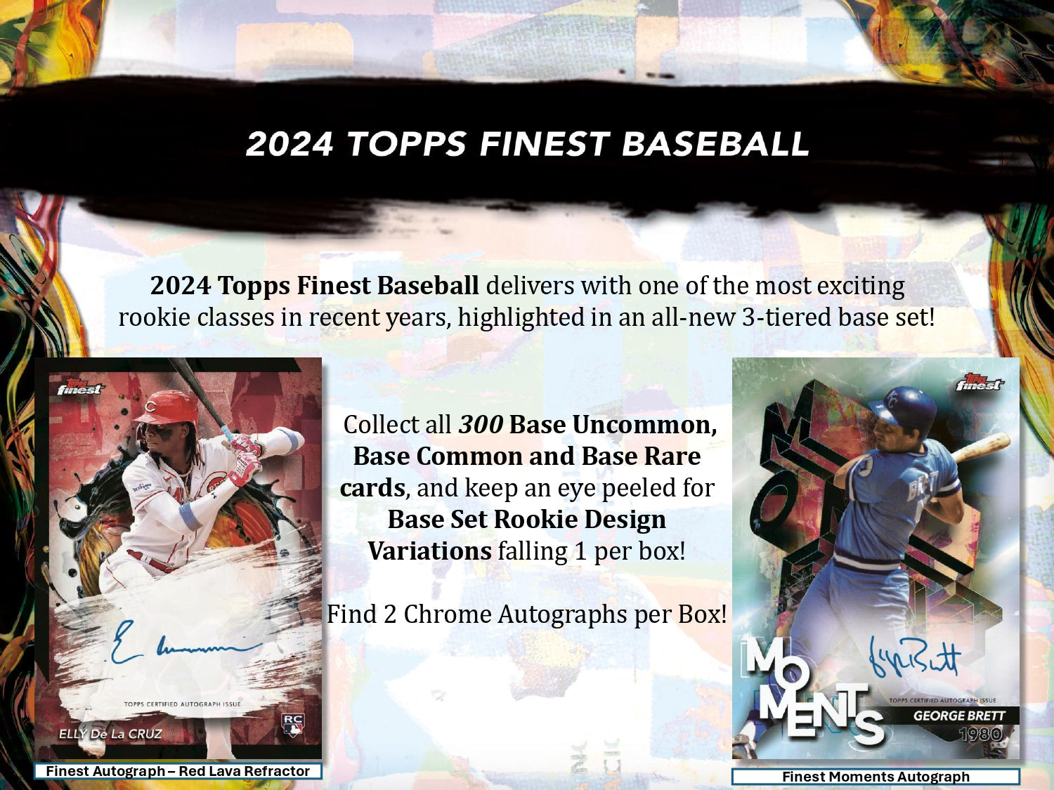 2024 Topps Finest Baseball Hobby - Sports Cards Norge