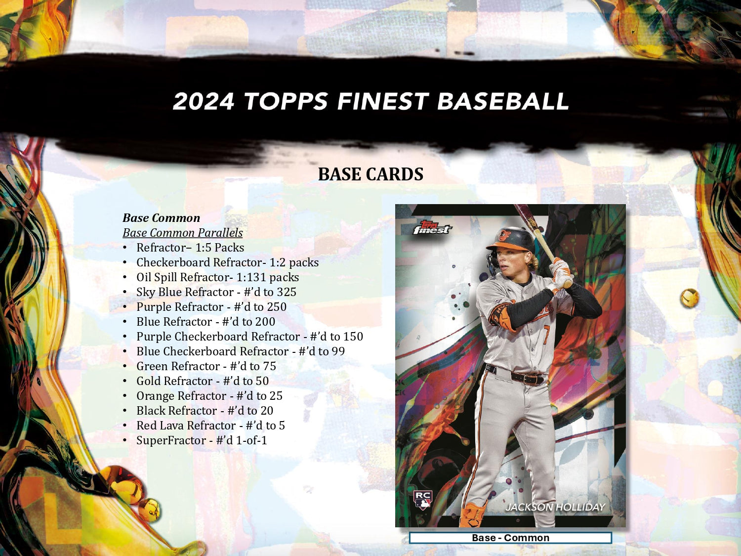 2024 Topps Finest Baseball Hobby - Sports Cards Norge