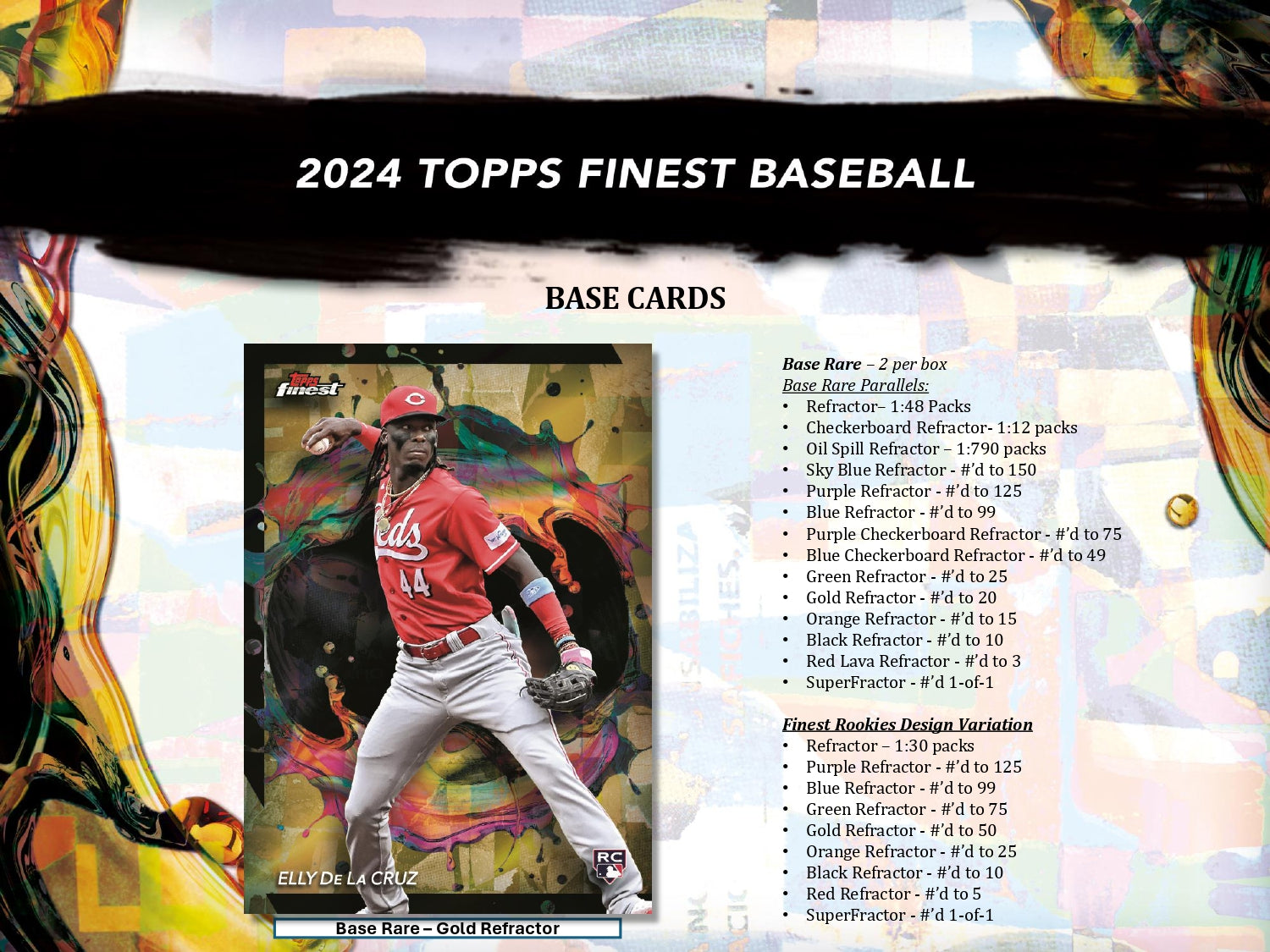 2024 Topps Finest Baseball Hobby - Sports Cards Norge