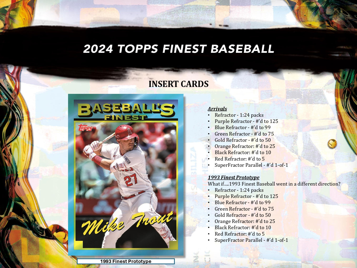 2024 Topps Finest Baseball Hobby - Sports Cards Norge
