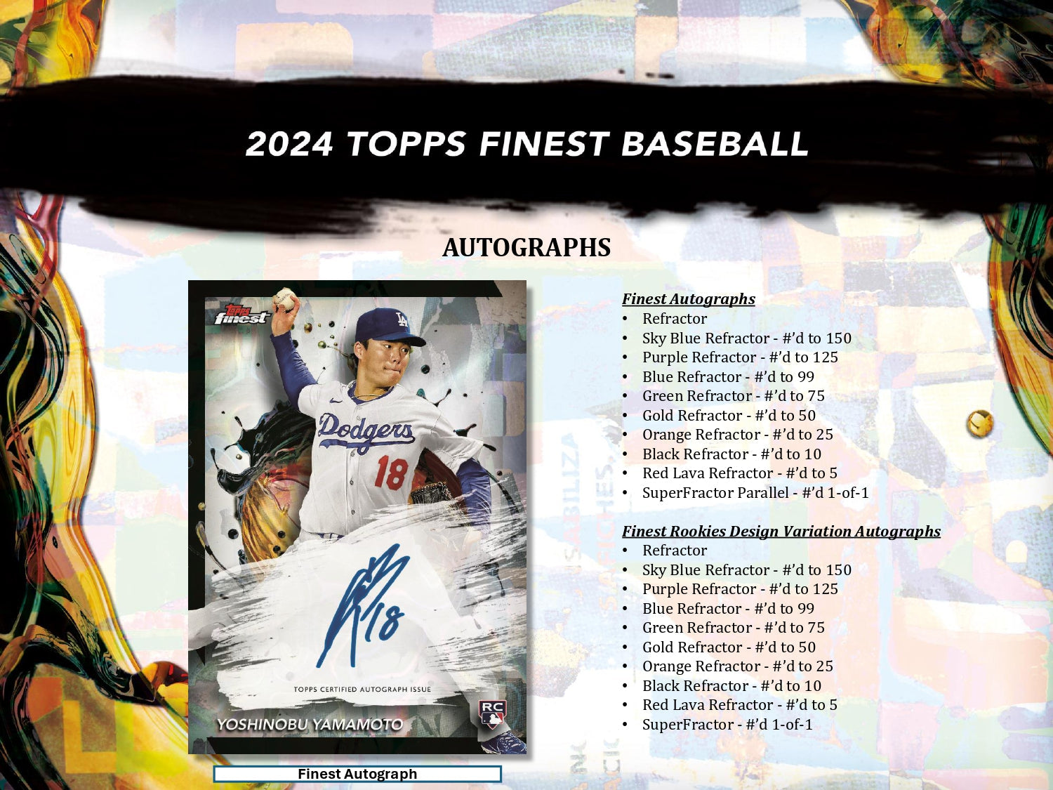2024 Topps Finest Baseball Hobby - Sports Cards Norge