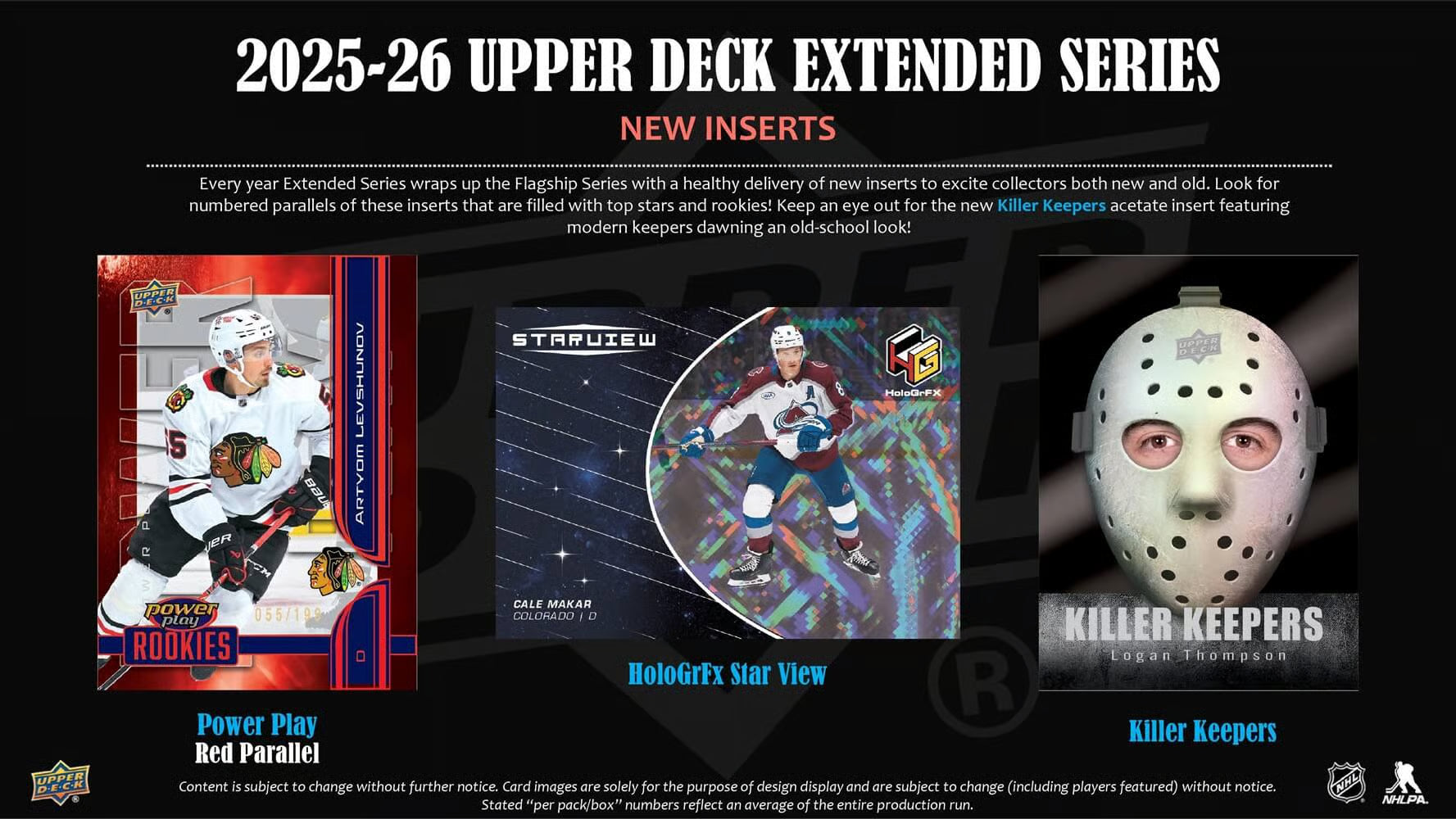 2025-26 Upper Deck NHL Extended Series Hobby