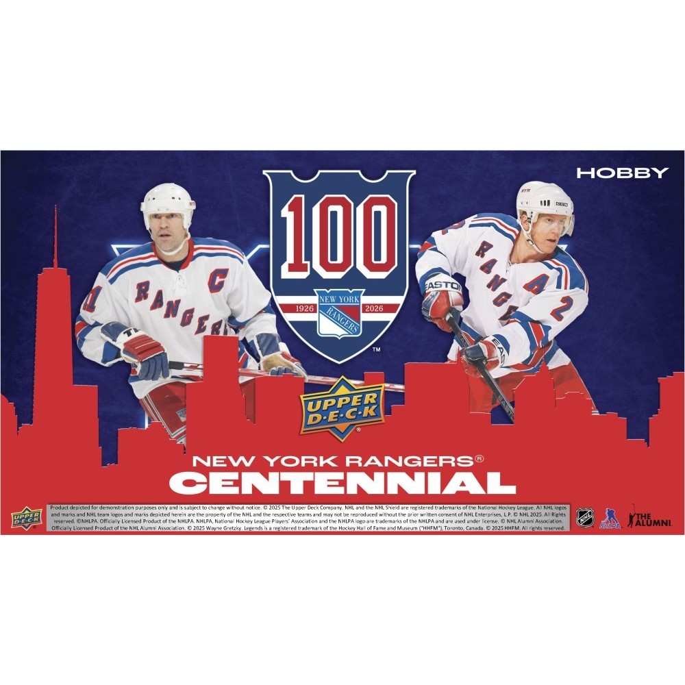 2025-26 New York Rangers Centennial Box Set - Sports Cards Norge