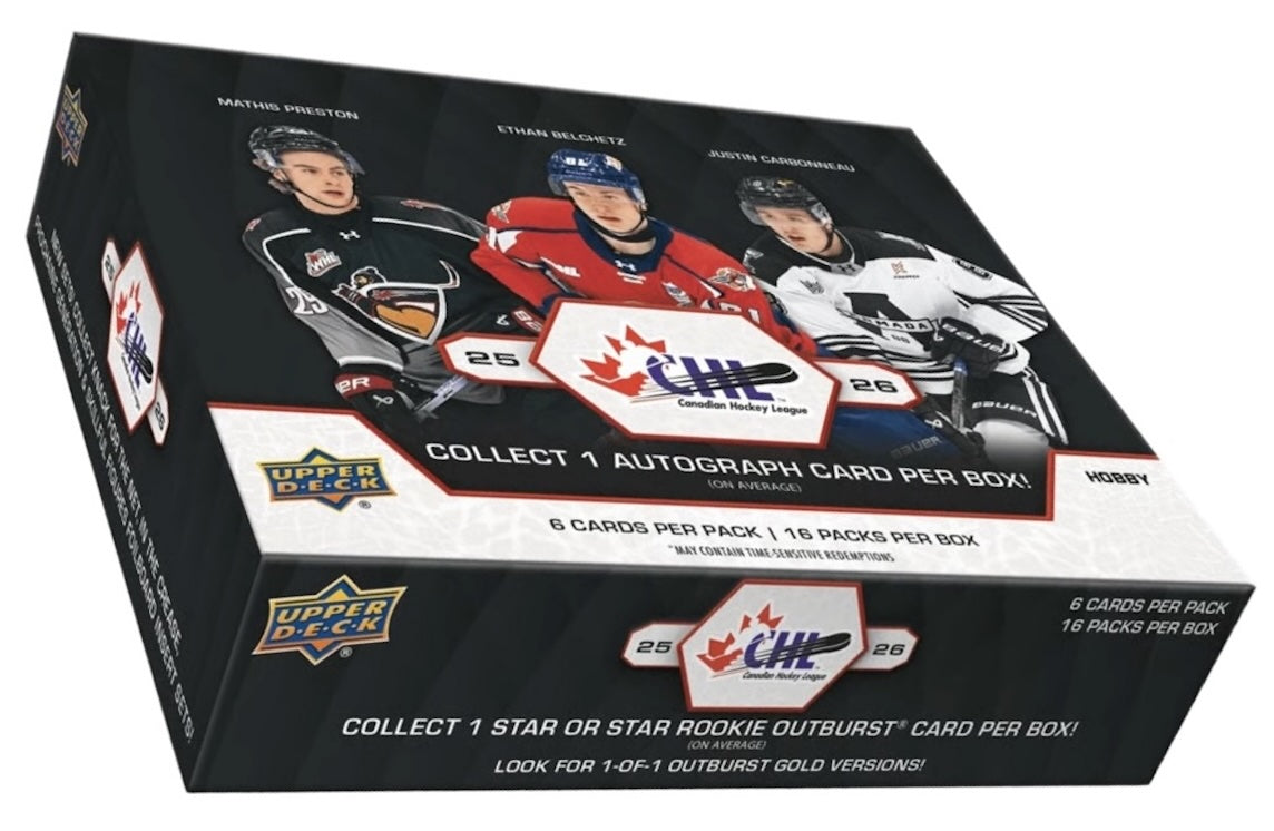 2025-26 Upper Deck CHL Hobby