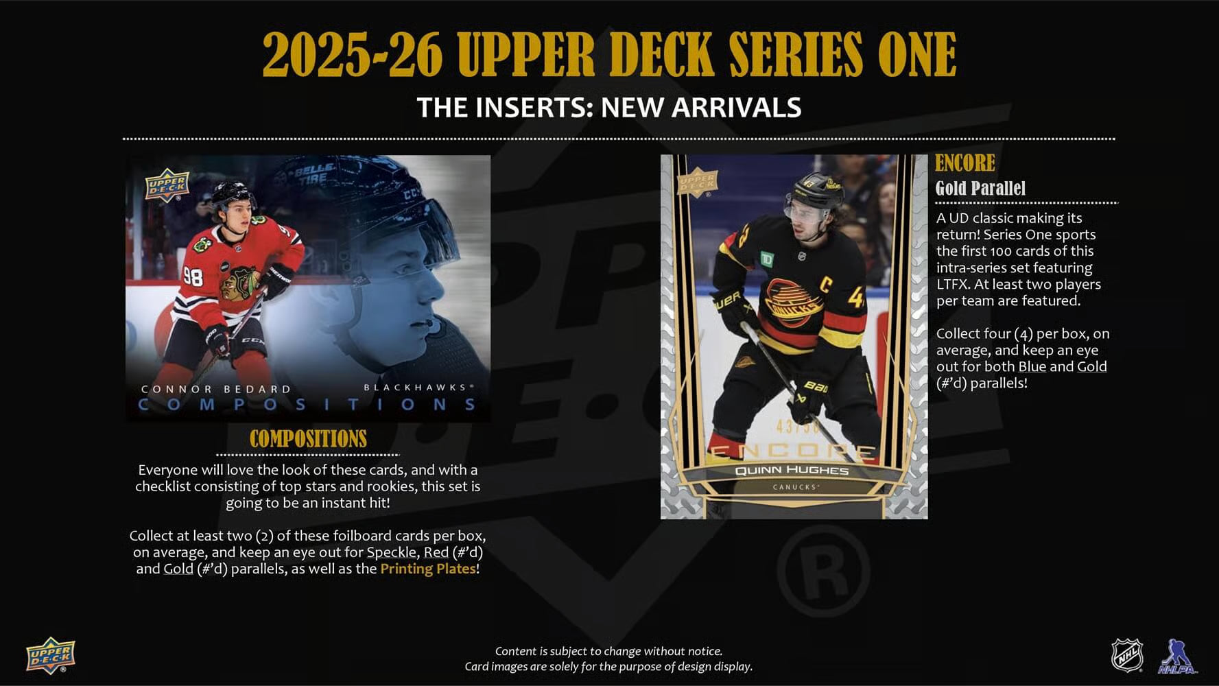 2025-26 Upper Deck NHL Series 1 Hobby - Sports Cards Norge