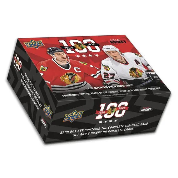 2025-26 Chicago Blackhawks Centennial Box Set - Sports Cards Norge