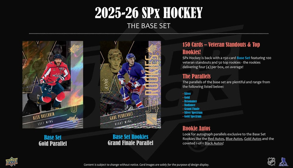 2025-26 Upper Deck NHL SPx Hobby - Sports Cards Norge