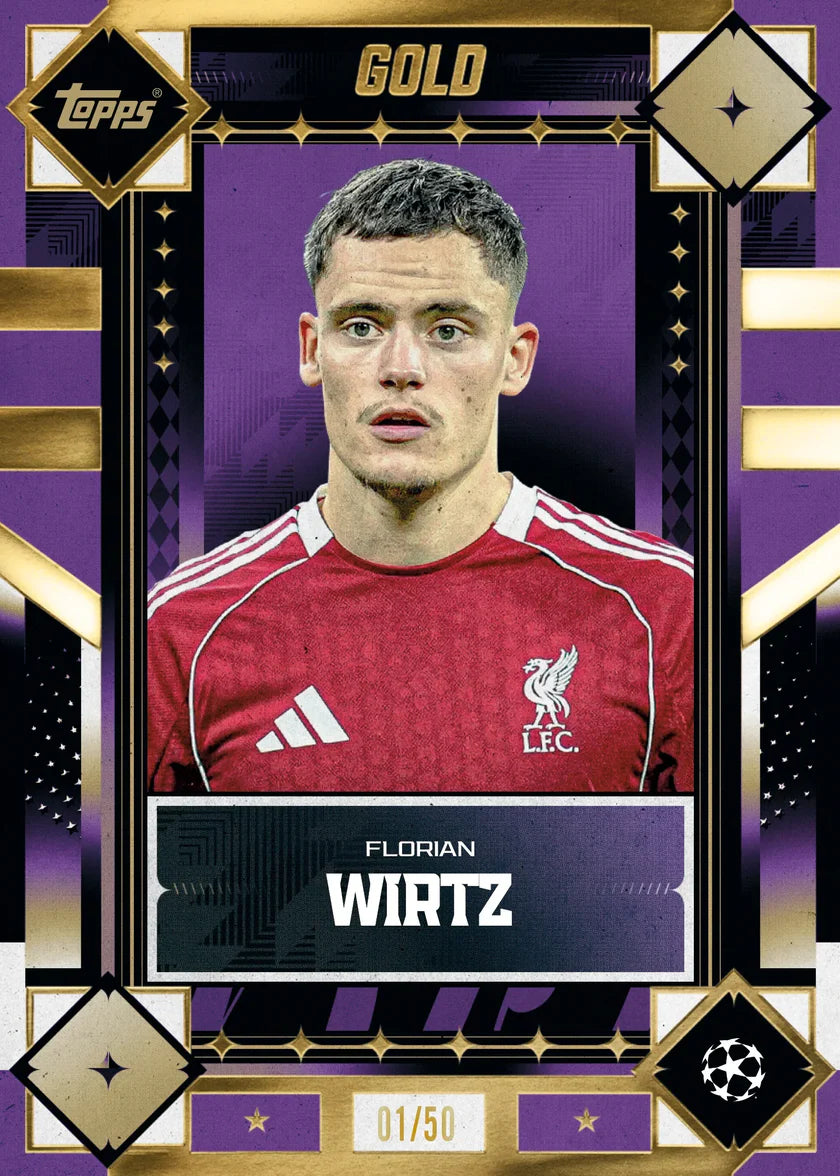 2025-26 Topps UEFA Club Competitions Gold