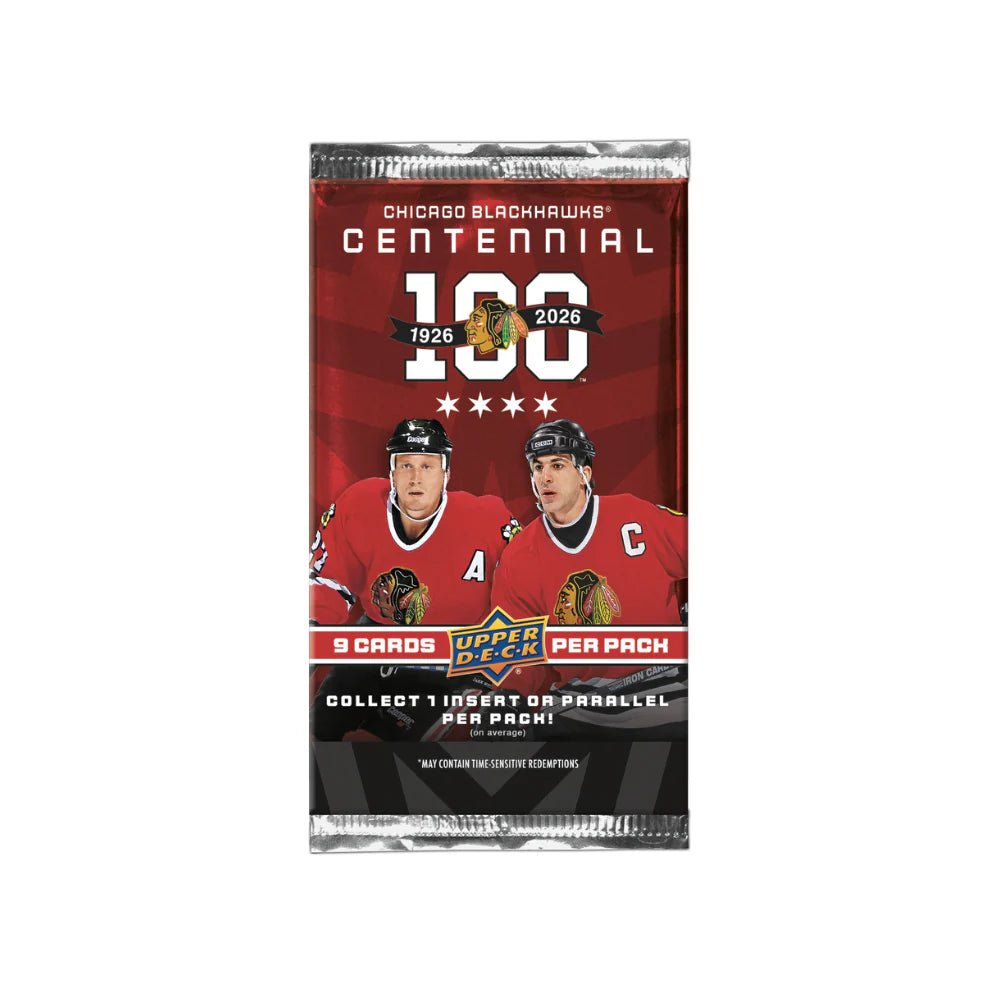 2025-26 Upper Deck NHL Chicago Blackhawks Centennial Hobby - Sports Cards Norge