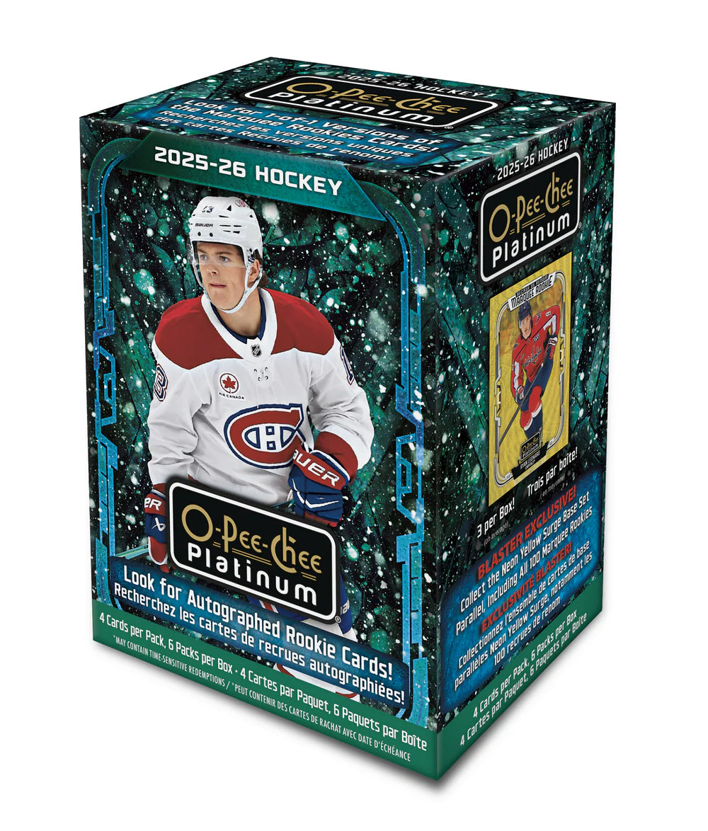 2025-26 Upper Deck NHL O-Pee-Chee Platinum Blaster