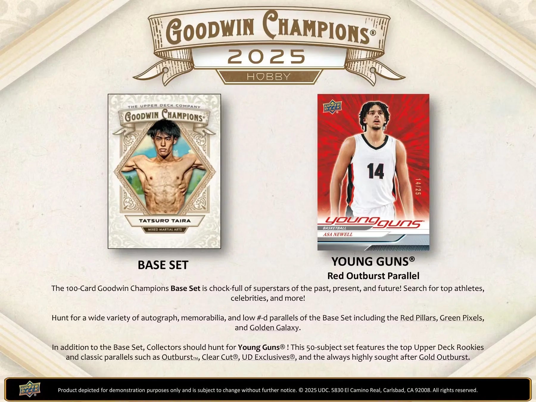 2025 Upper Deck Goodwin Champions Hobby - Sports Cards Norge