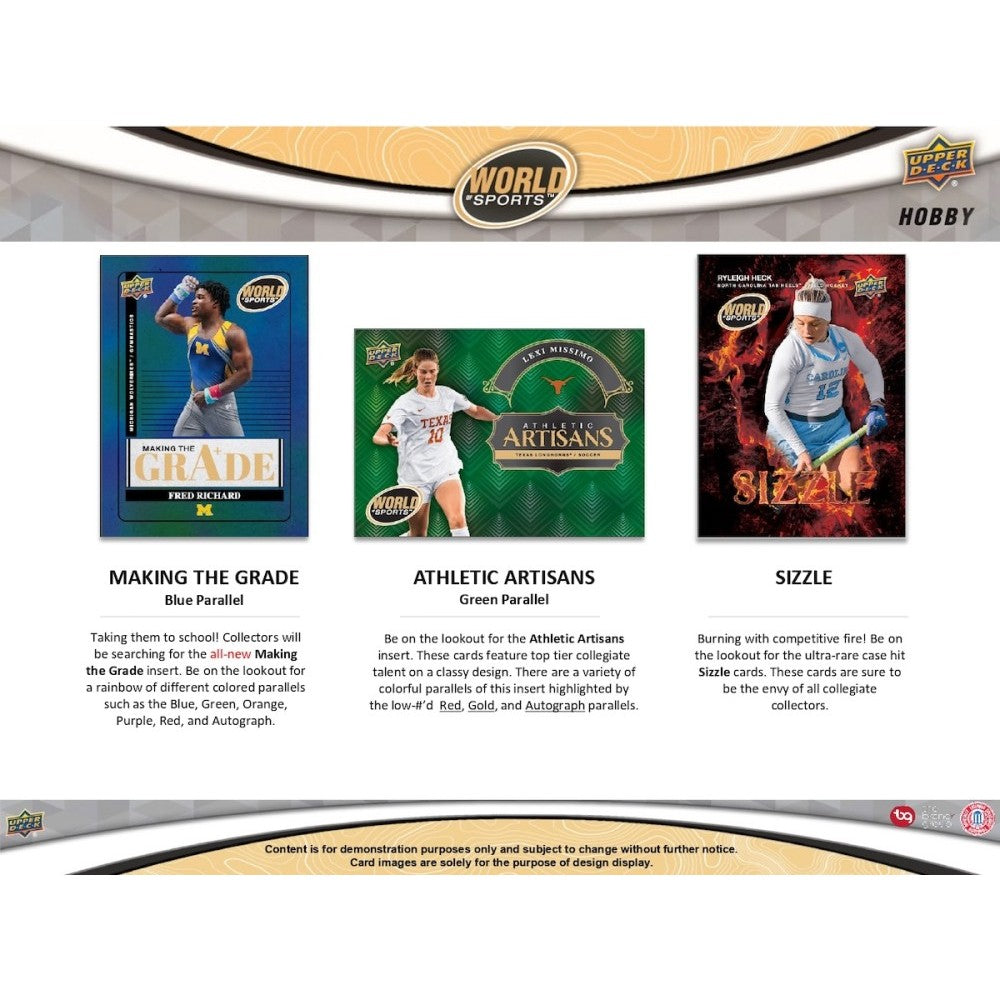 2025 Upper Deck World of Sports Volume 1 Hobby - Sports Cards Norge