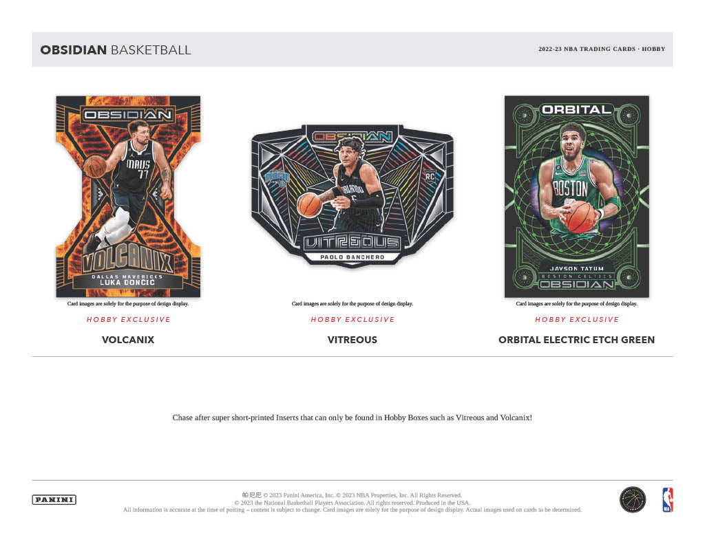 2022-23 Panini Obsidian Basketball Hobby - Sports Cards Norge