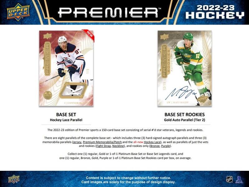 2022-23 Upper Deck NHL Premier - Sports Cards Norge
