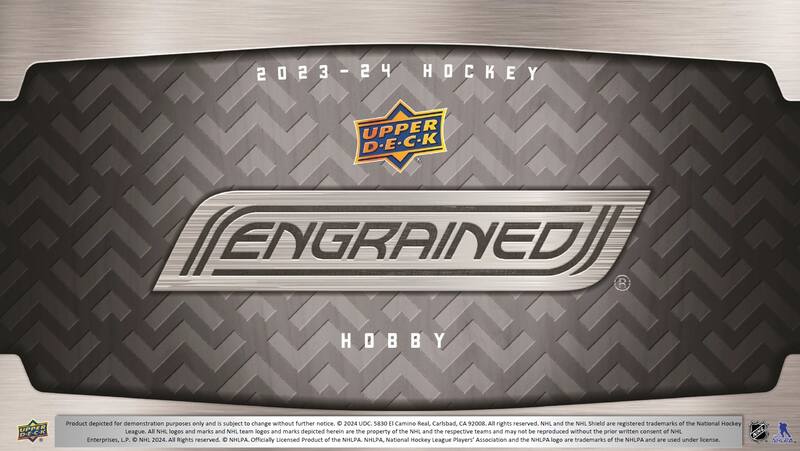 2023-24 Upper Deck NHL Engrained Hobby - Sports Cards Norge