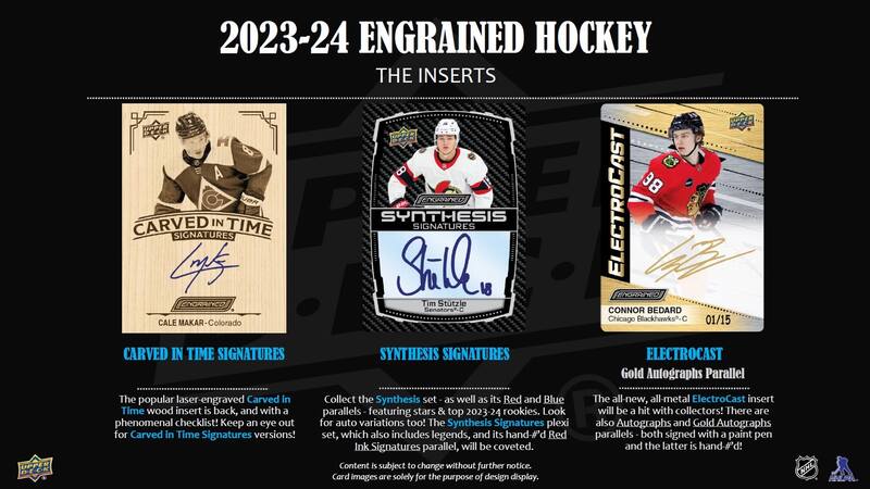 2023-24 Upper Deck NHL Engrained Hobby - Sports Cards Norge