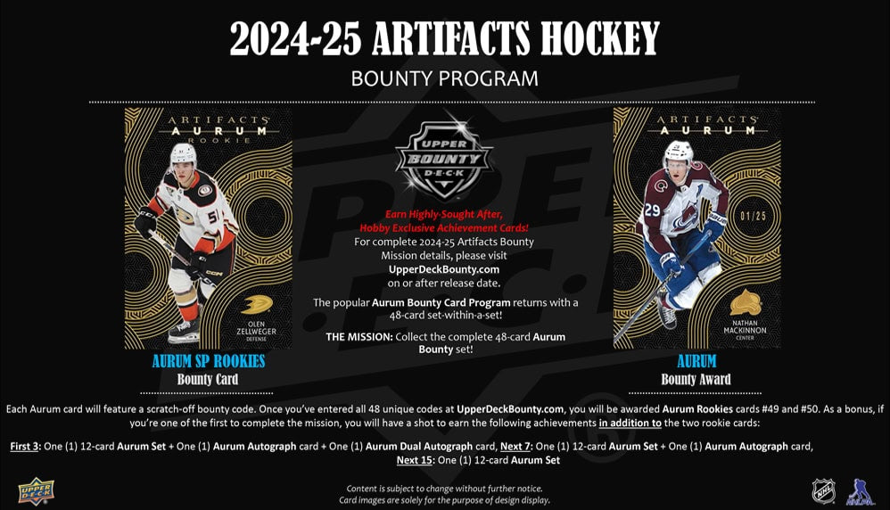 2024-25 Upper Deck NHL Artifacts Hobby - Sports Cards Norge