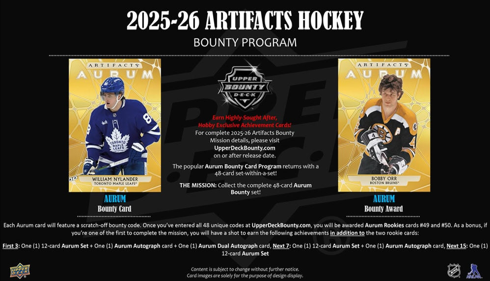 2025-26 Upper Deck NHL Artifacts Hobby - Sports Cards Norge