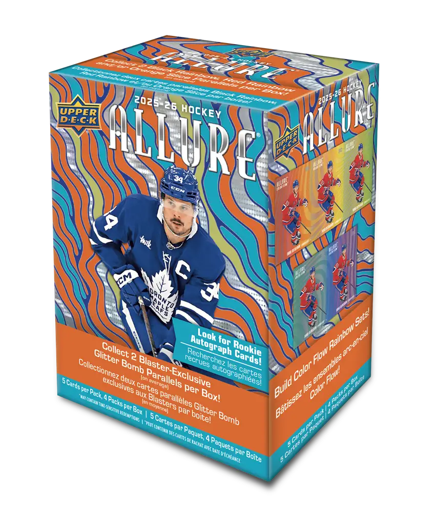 2025-26 Upper Deck NHL Allure Blaster Box - Sports Cards Norge