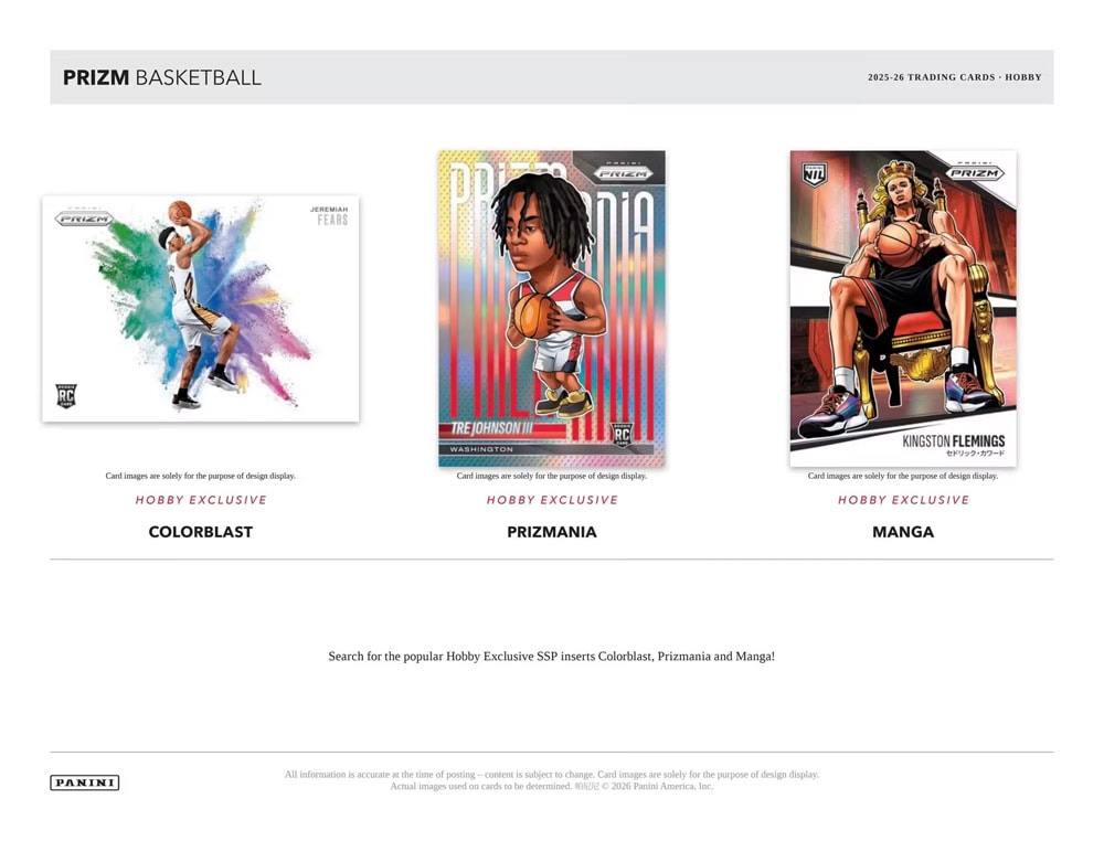 2025-26 Panini NBA Prizm - Hobby
