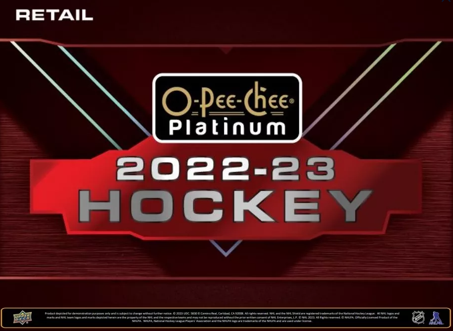 2022-23 Upper Deck NHL O-Pee-Chee Platinum Blaster - Sports Cards Norge