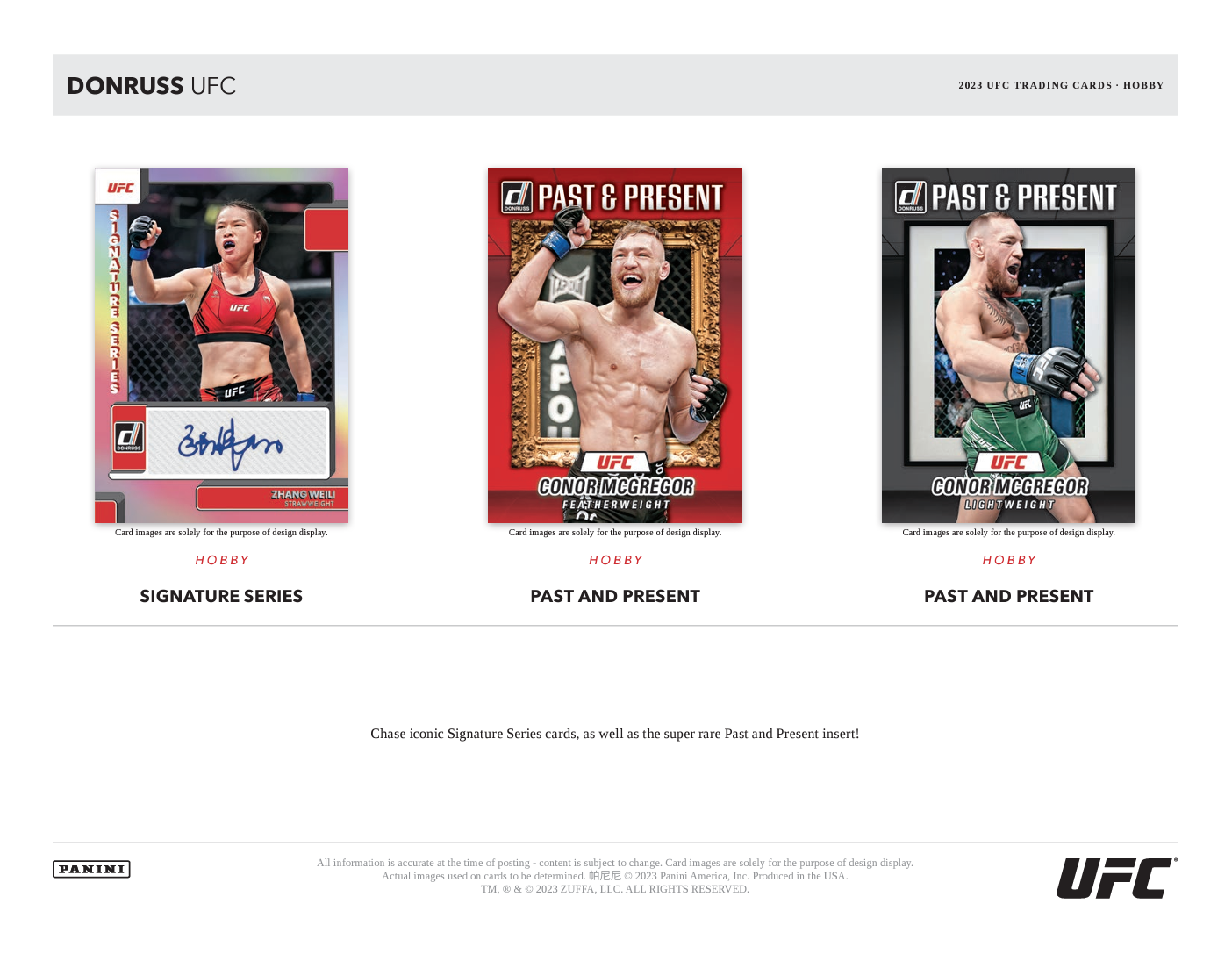 2023 Panini Donruss UFC Hobby - Sports Cards Norge