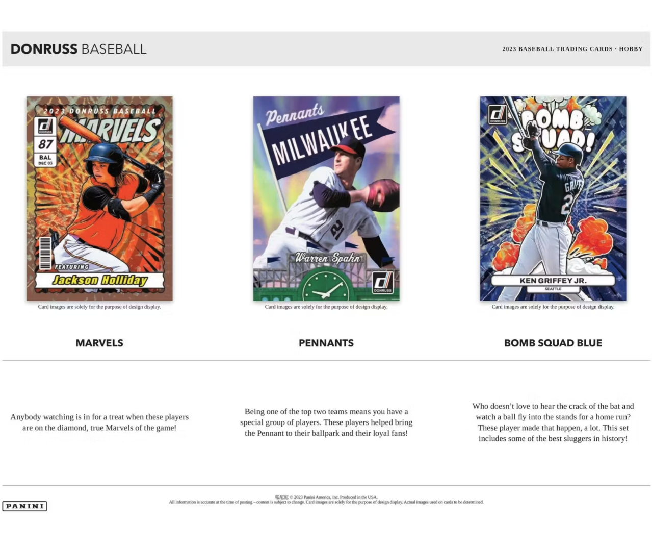 2023 Panini Donruss Baseball Hobby - Sports Cards Norge