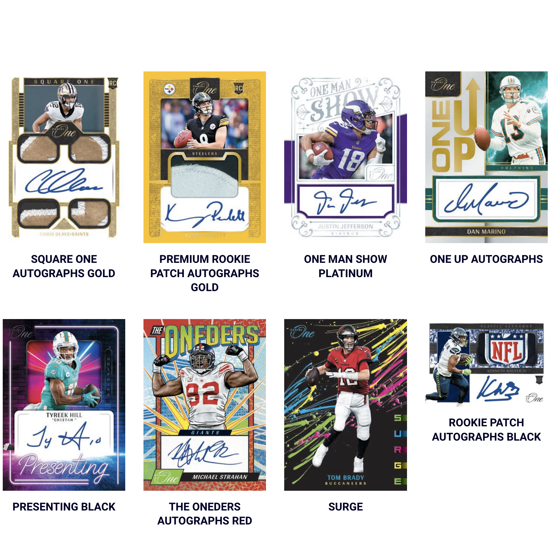 2022 Panini One Football Hobby - Sports Cards Norge