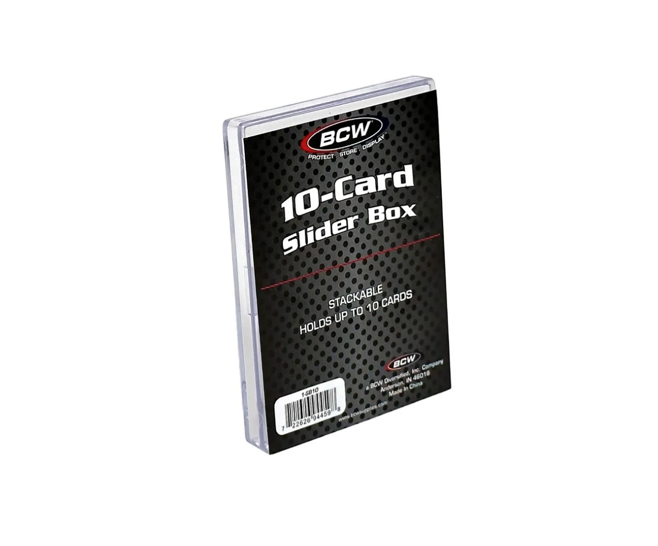 2-Piece 10 Count Clear Card Slider Box - Sports Cards Norge