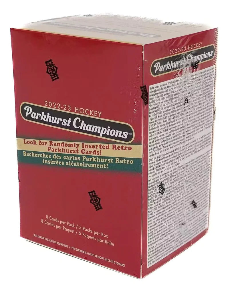 2022-23 Upper Deck NHL Parkhurst Champions Blaster Box - Sports Cards Norge