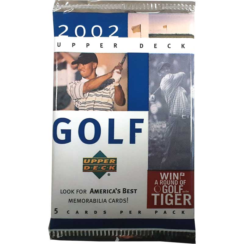 2002 Upper Deck Golf Hobby - Sports Cards Norge