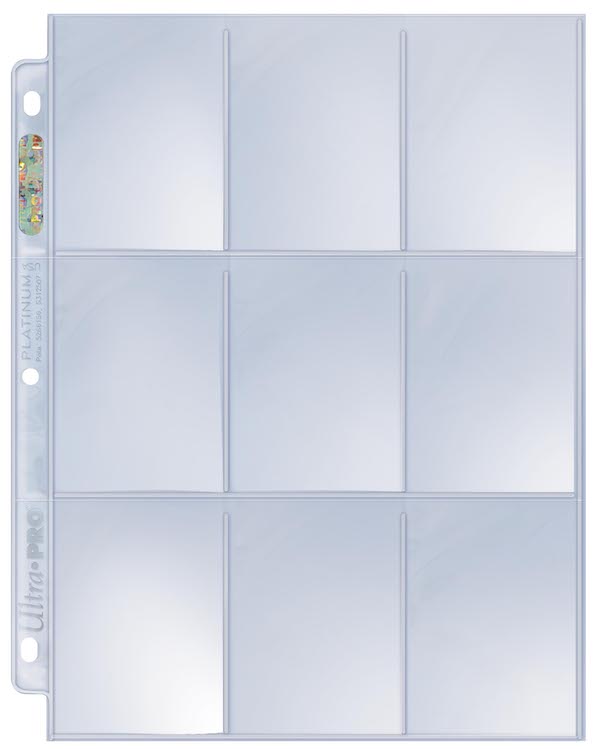 Ultra Pro Platinum Series 9-Pocket Plastlomme - Sports Cards Norge