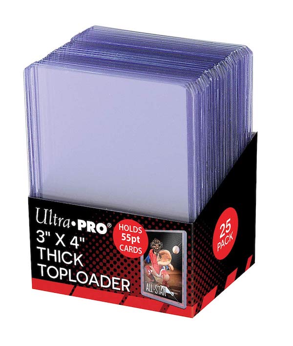 Ultra Pro Toploader 3x4 (55pt) - Sports Cards Norge