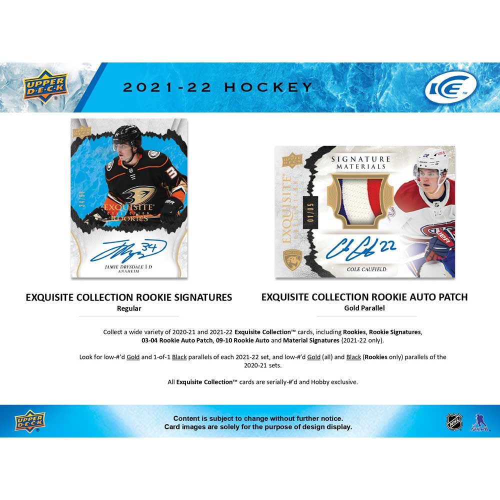 2021-22 Upper Deck NHL ICE Hobby - Sports Cards Norge