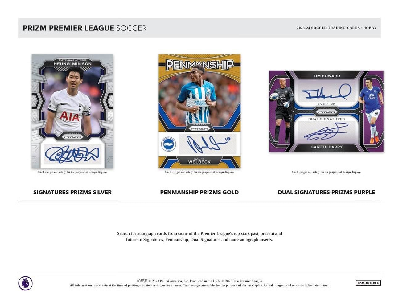 2023-24 Panini Prizm Premier League Soccer Hobby - Sports Cards Norge