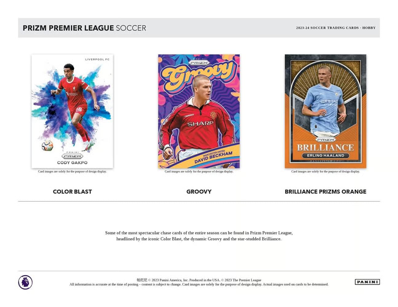 2023-24 Panini Prizm Premier League Soccer Hobby - Sports Cards Norge