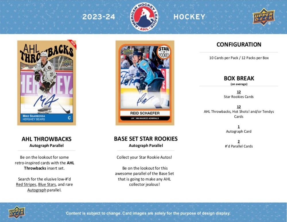 2023-24 Upper Deck AHL Hobby - Sports Cards Norge