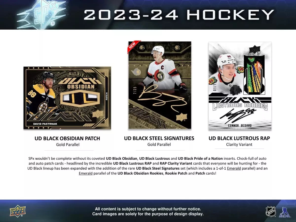 2023-24 Upper Deck NHL SPx Hobby - Sports Cards Norge