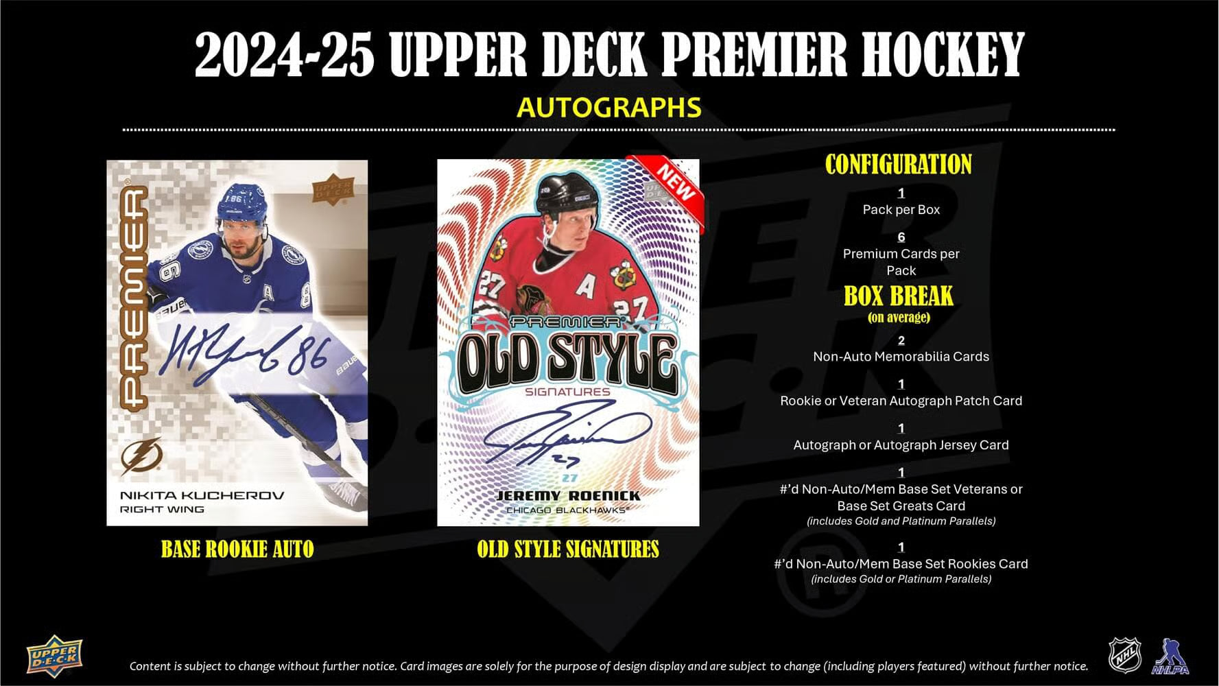 2024-25 Upper Deck NHL Premier - Sports Cards Norge